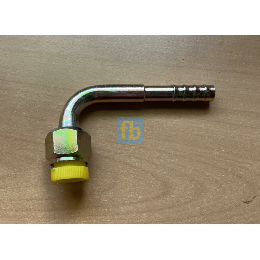 Фітинг #6 (8мм) кутовий конус Сталь