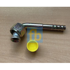 Фітинг #6 (8мм) кутовий конус Сталь