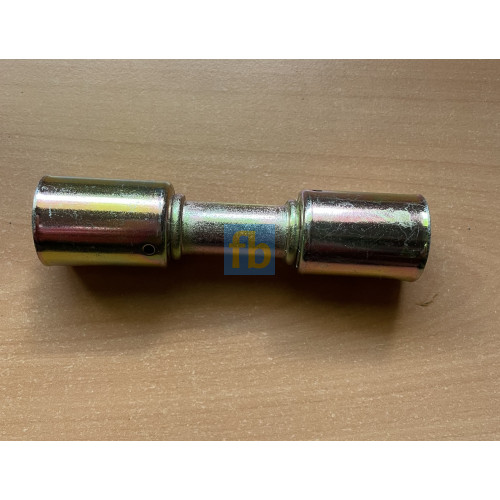 Фітінг #12 (16мм) З'єднувальний Прямий Сталь