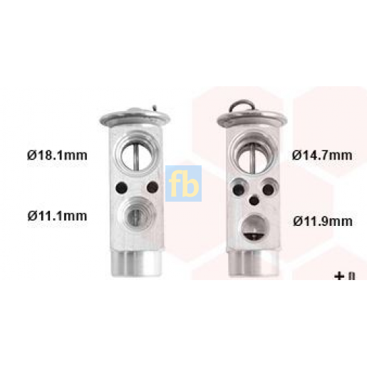 Розширювальний клапан (BLOCK) кондиціонера MERCEDES-BENZ