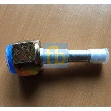 Фітінг Алюмінієвий прямий №10 гайка №12