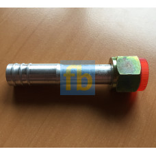 Фітінг Алюмінієвий прямий №12 гайка 7/8