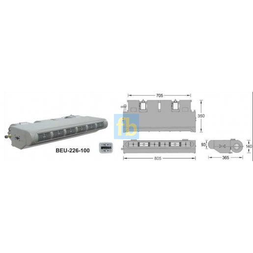Випарник Formula 226-100 12v
