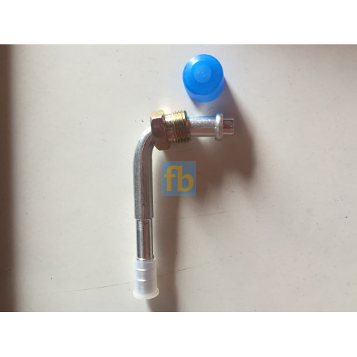 Фітинг Алюмінієвий 90º №6 із зовнішнім різьбленням