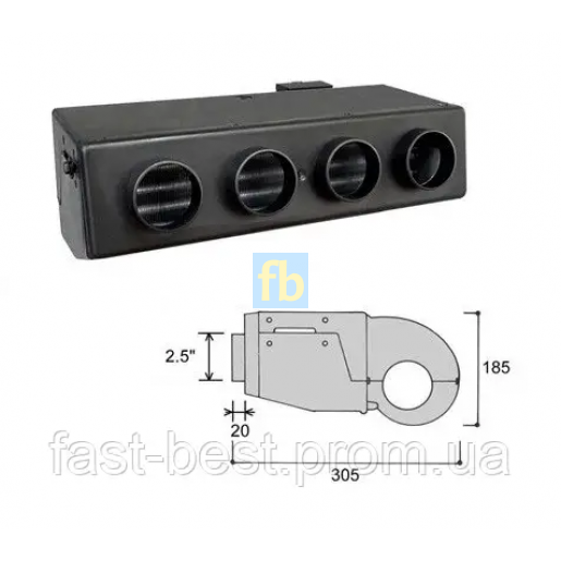 Випарник 404-100 12v Fast-Best