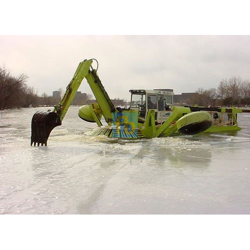 Установка кондиціонера на спецтехніку AMPHIBEX
